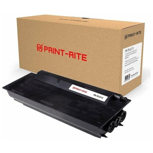 Print-Rite Тонер-картридж совместимый ПринтРайт Print-Rite PR-TK-6115 TK-6115 черный 15K комплект 5 штук тонер картридж retech tk 6115 чер для kyocera m4125idn m4132idn