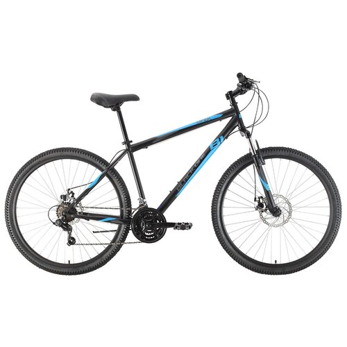 фото Велосипед black one onix 27.5 d 2021 чёрный/синий/серый 18"