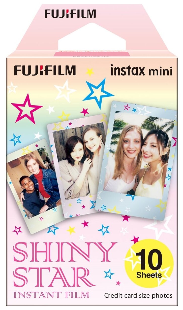 Картридж Fujifilm Instax Mini Shiny Star, 10 снимков