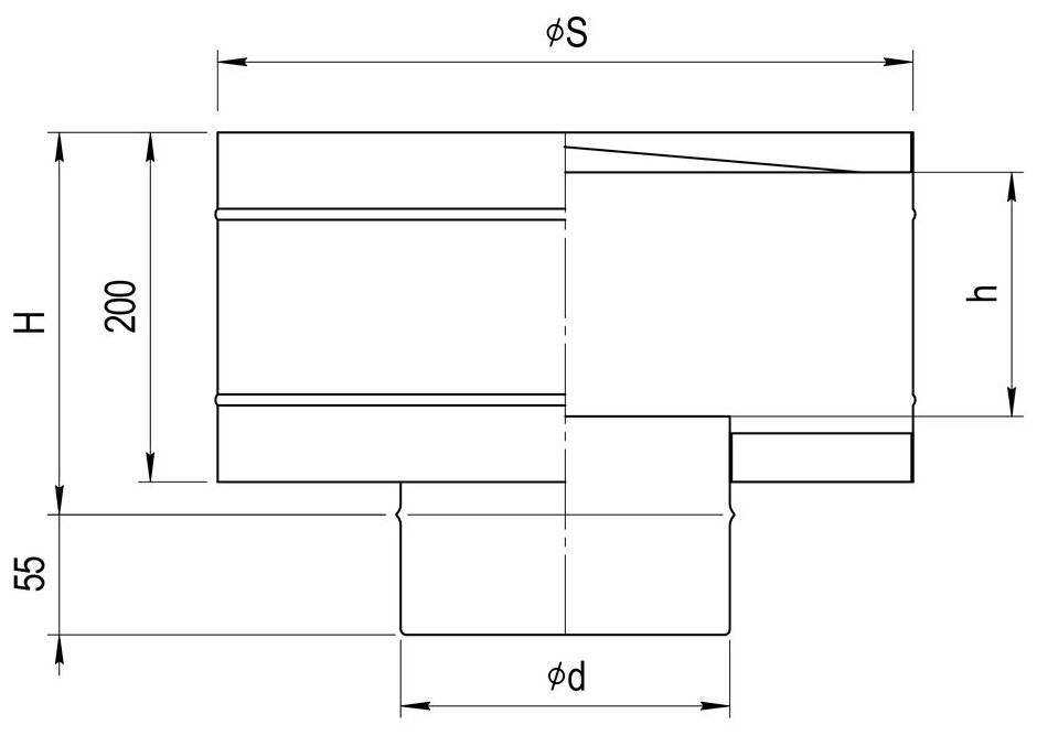 Зонт-Д с ветрозащитой (430/0,5 мм) Ф150 FERRUM - фотография № 5