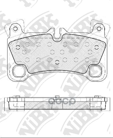 Колод. Торм. Диск. Nibk Pn0530 NiBK арт. PN0530