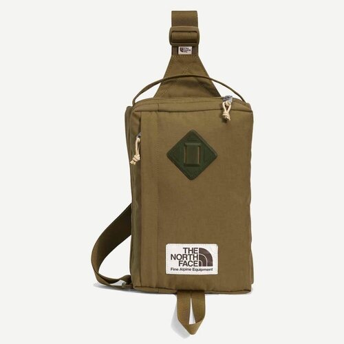 The North Face Сумка Berkeley Field Bag 5 л military olive/antelope tan, 5 л