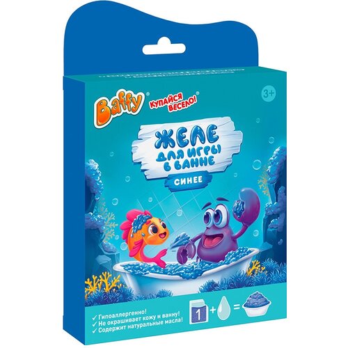 Baffy Желе для игры в ванне синее D0162-B