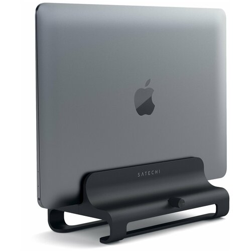 фото Подставка для ноутбука satechi universal vertical aluminum laptop stand, jet black