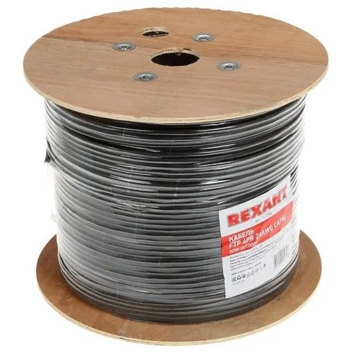 Витая пара Rexant 01-0146 rexant кабель ftp 4pr 24awg cat5e 01 0146 1