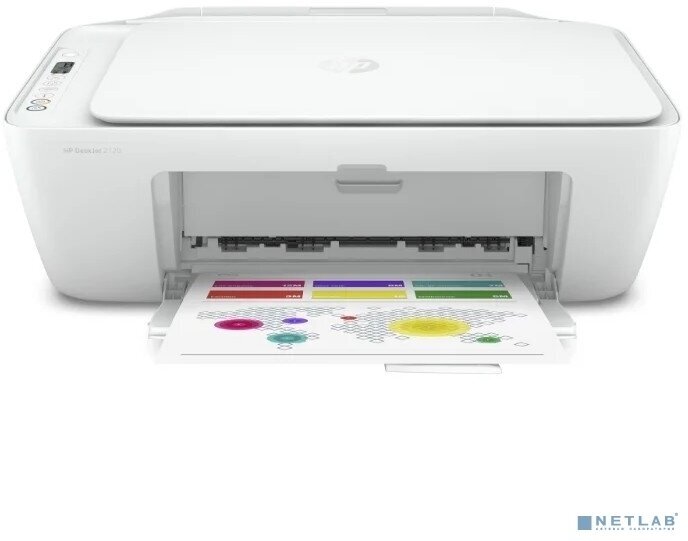 HP Принтер МФУ струйный HP DeskJet 2720 (3XV18B) A4 WiFi USB белый