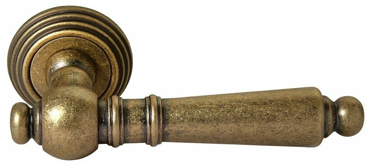 Межкомнатные дверные ручки RAP-CLASSIC-L 8 OMB, старая матовая бронза