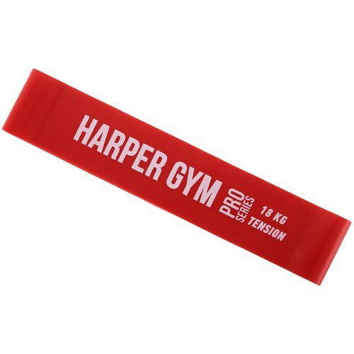 фото Резинка для фитнеса harper gym nt961q (18) 50 х 5 см красный