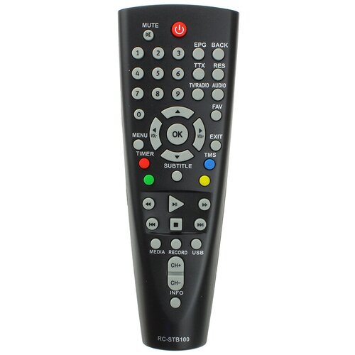 Пульт к BBK RC-STB100 SAT/DVB-T2 пульт pduspb rc stb100 для ресиверов bbk