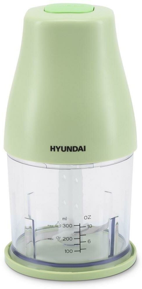 Измельчитель электрический Hyundai HYC-P3108 черный/зеленый - фото №8