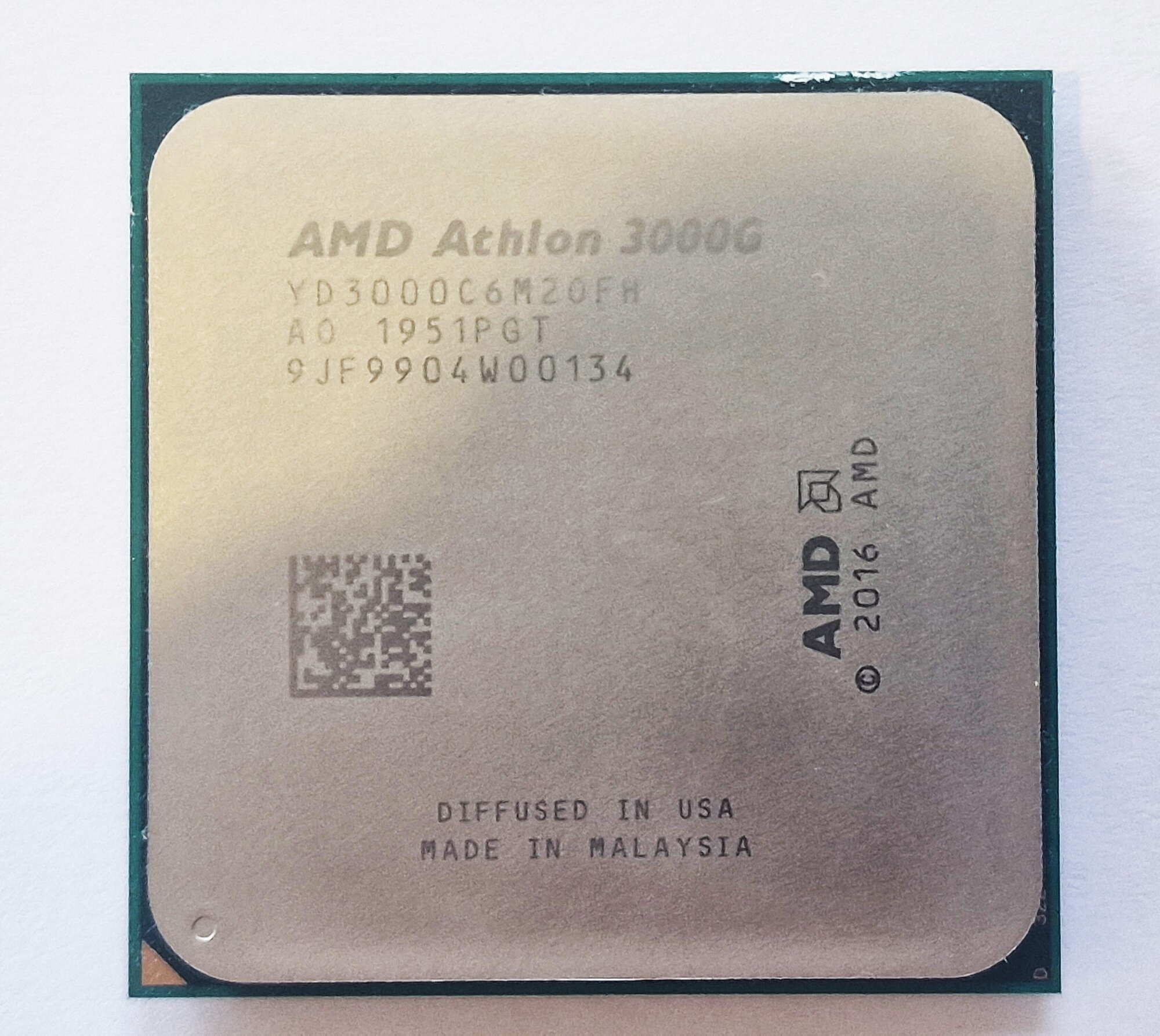 Процессор AMD Athlon 3000G AM4 2 x 3500 МГц