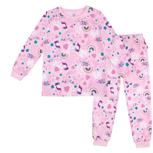 Пижама BOSSA NOVA 356К-171-Е для девочки, цвет розовый, размер 104