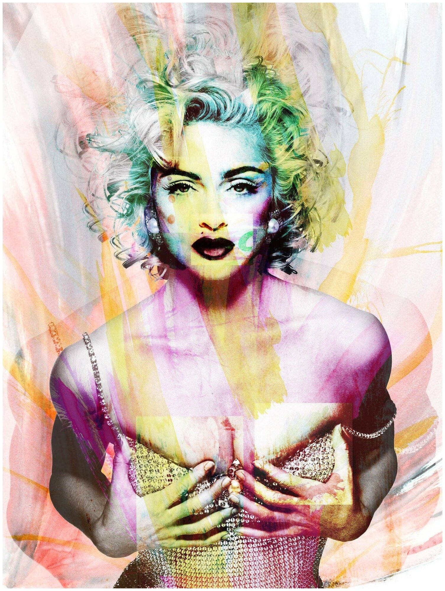 Постер / Плакат / Картина Мадонна 50х70 см в подарочном тубусе
