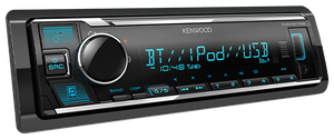 Автомагнитола Kenwood KMM-BT408 DSP/BT/3RCA/мультицвет