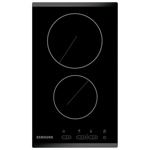 Стеклокерамическая панель Samsung NZ32R1506BK с двумя конфорками, чёрный