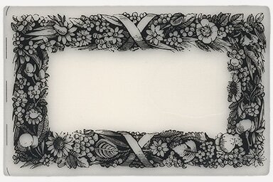 Изображение товара Mr.Painter TSM-05-DH43 Штамп 5.8 см × 8.4 см, Рама с цветами и листьями, Модель 04