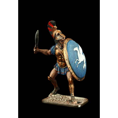 Оловянный солдатик SDS: Греческий гоплит, V в. до н. э. оловянный солдатик sds древнекитайский воин с мечом атакующий v в до н э