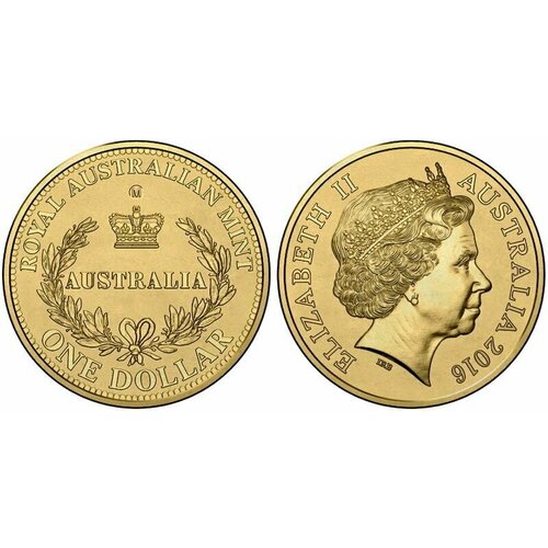 Австралия. 1 доллар 2016 год. Первый монетный двор