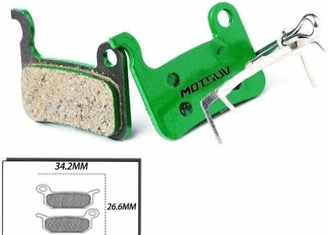 Тормозные колодки Motsuv для дискового тормоза велосипеда 01D
