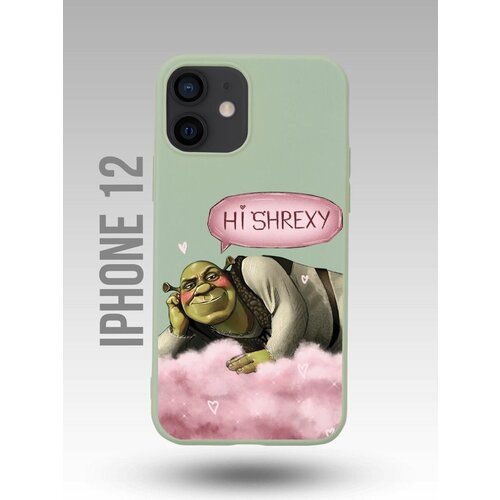 Чехол для iPhone 12 Каждому Своё "Shrek/Шрек/Фиона"