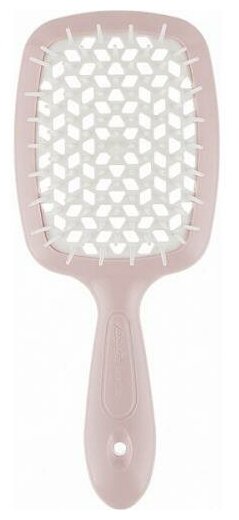 Щетка Janeke Superbrush с закругленными зубчиками, пудра, 20.3х8.5х3.1 см