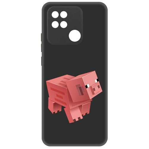 Чехол-накладка Krutoff Soft Case Minecraft-Свинка для Xiaomi Redmi 10A черный чехол накладка krutoff soft case minecraft свинка для xiaomi redmi 10 черный