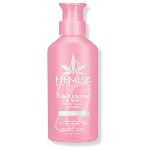 Гель hempz sweet jasmine & rose herbal foaming body wash