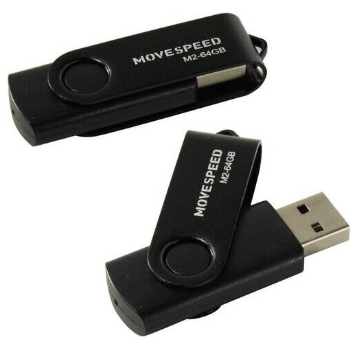 USB2.0 64GB Move Speed M2 черный Move Speed 64GB M2 (M2-64G) - фото №6