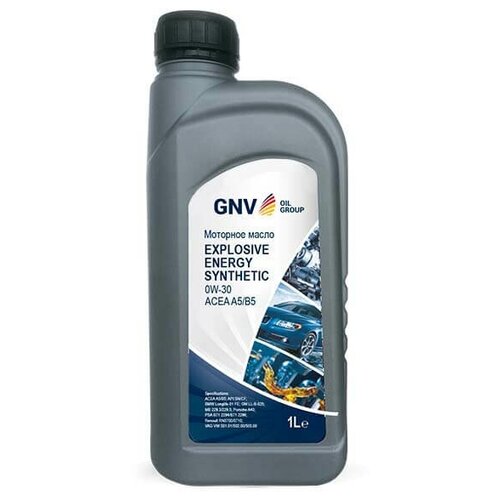 GNV EXPLOSIVE ENERGY SYNTHETIC 0w-30 API SN/CF, ACEA A5/B5(канистра 1 л.)