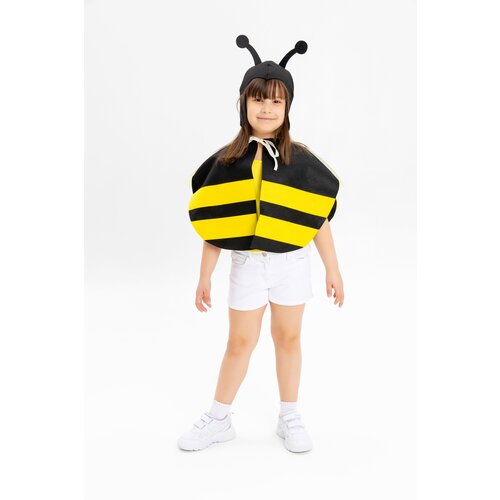 фото Карнавальный костюм пчелы, фетр, шапочка, накидка, санта лючия santa lucia