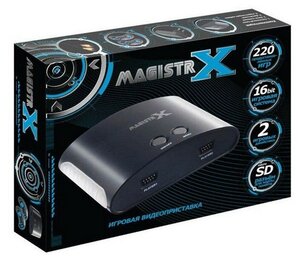 Игровая приставка 16-бит Magistr X 220 встроенных игр / Ретро консоль 16 bit Сега / Для телевизора