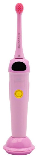 Электрическая звуковая зубная щетка Revyline 020, для детей, розовый