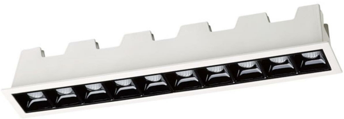 357622 SPOT NT18 305 белый/черный Встраиваемый светильник IP20 LED 3000K 20W 160-265V ANTEY