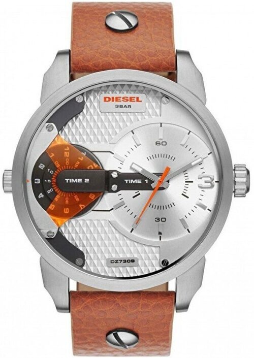 Наручные часы DIESEL Six, серебряный, коричневый