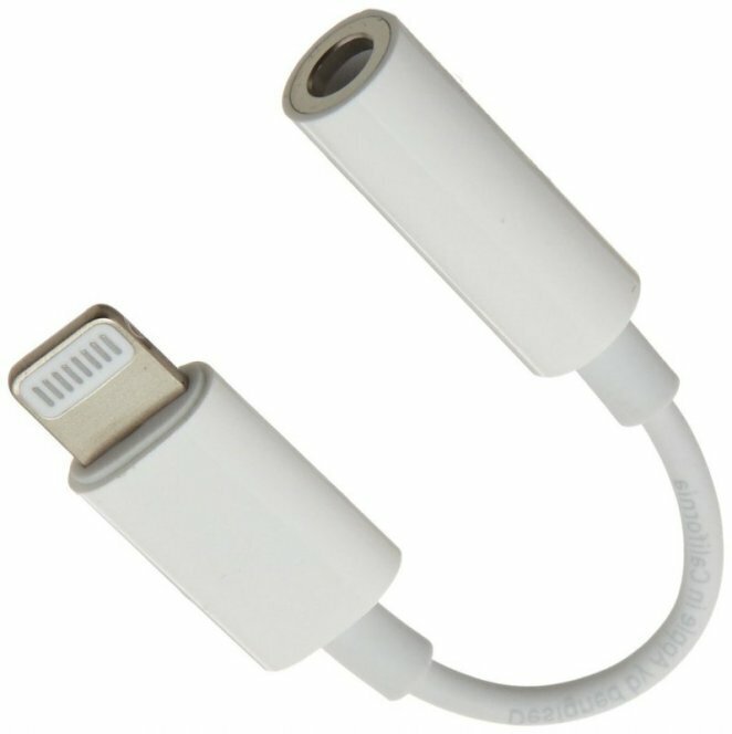 Переходник на iPhone Lightning 8-pin на AUX (Jack 3.5) HEADPHONE ADAPTER