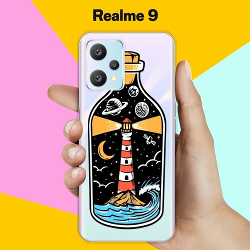 Силиконовый чехол на realme 9 Бутылка / для Реалми 9 4 Джи силиконовый чехол на realme 9 гирлянда для реалми 9 4 джи