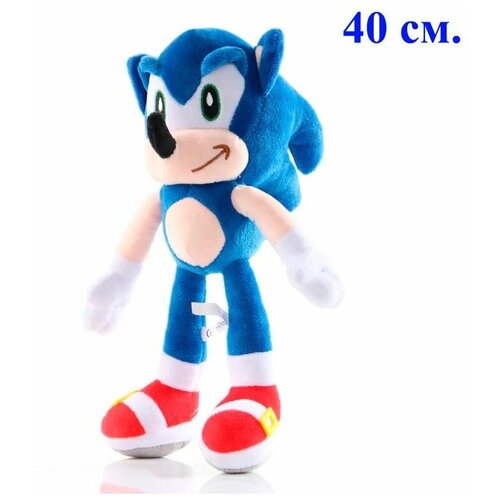 мягкая игрушка соник серый 40 см Мягкая игрушка Соник. 40 см. Игрушка мягкая Sonic the Hedgehog (Ёж Соник) Гигант.