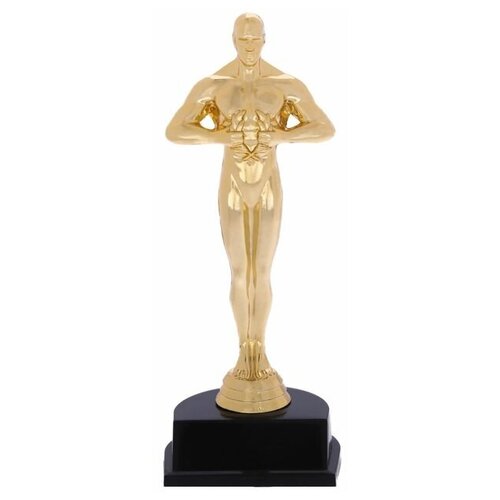 Мужская фигура под нанесение Оскар, золото фигура под нанесение факел золото синий цоколь