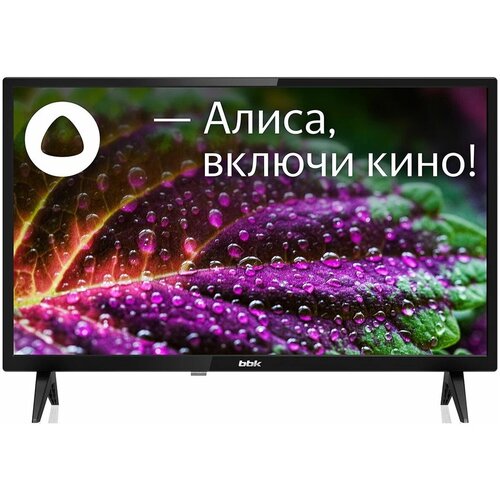 Телевизор LED BBK 236 24LEX-7204TS2C B черный HD 60Hz DVB-T2 DVB-C DVB-S2 USB WiFi RUS 1161900₽