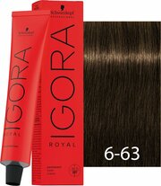 Schwarzkopf Professional Royal крем-краска, 6-63 темный русый шоколадный матовый, 60 мл