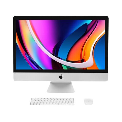 27 Моноблок Apple iMac (Retina 5K, середина 2020 г.) MXWU2RU/A, 5120x2880, Intel Core i5 3.3 ГГц, RAM 8 ГБ, AMD Radeon Pro 5300, MacOS, серебристый