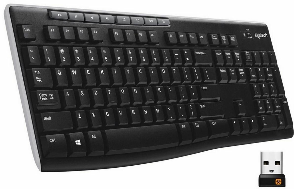 Клавиатура Logitech K270 черный