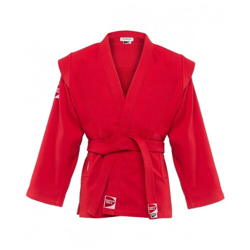 Куртка для самбо Junior Scj-2201, красный, р.00/120