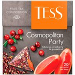 Чайный напиток красный Tess Cosmopolitan party в пирамидках - изображение