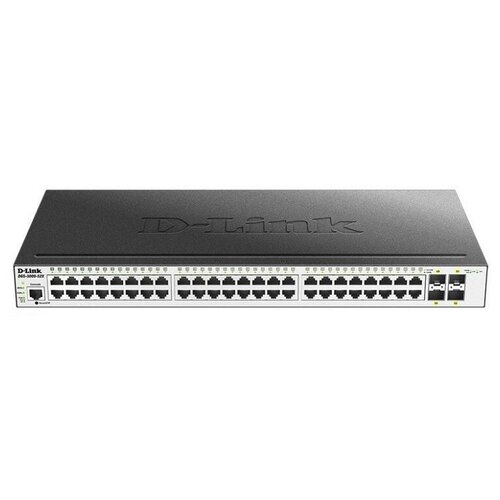 D-Link DGS-3000-52XB2A Управляемый L2 коммутатор с 48 портами 101001000Base-T и 4 портами 10GBase-X SFP 7638000₽