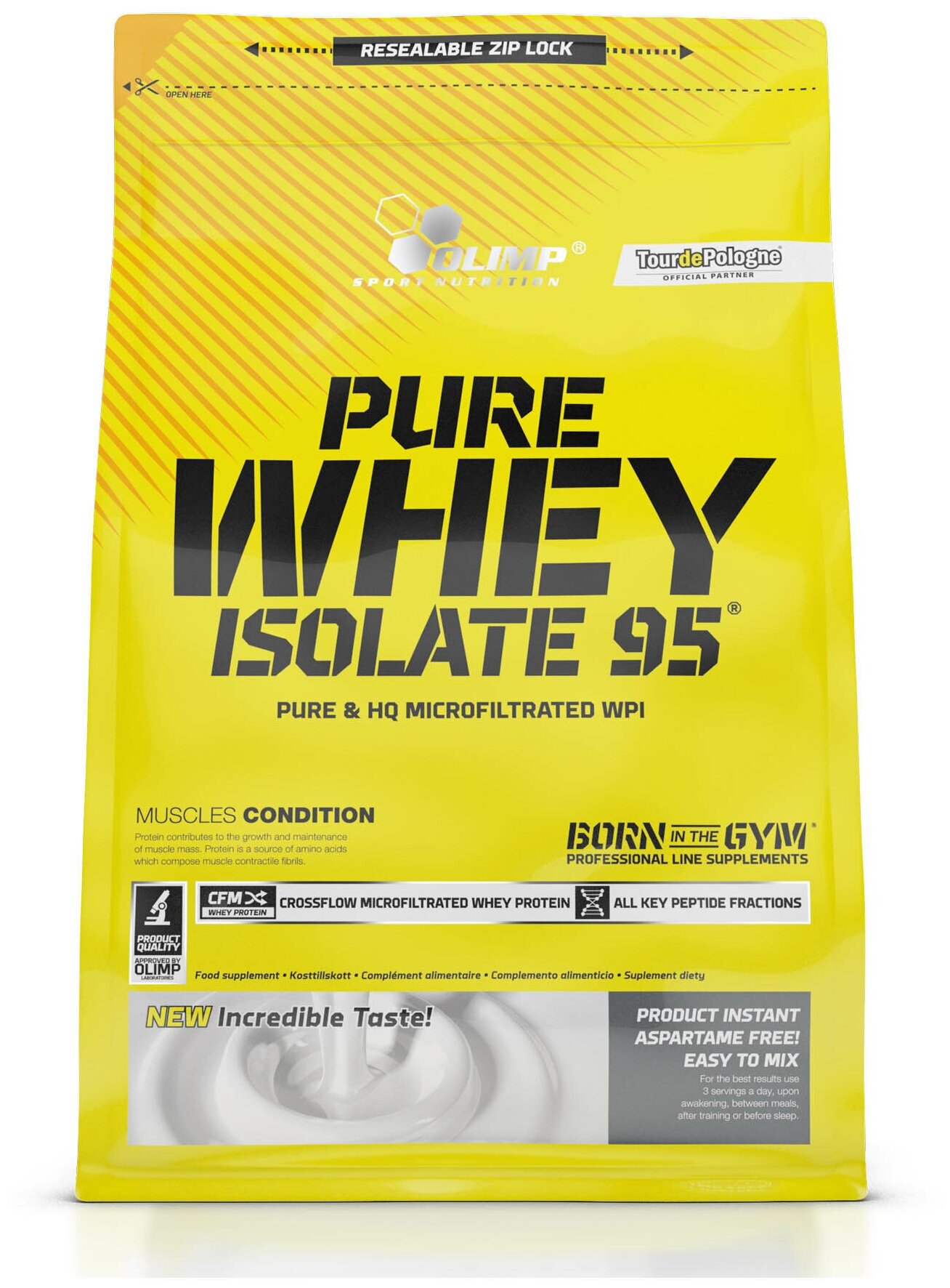 Olimp Pure Whey Isolate (600 гр) (клубника)