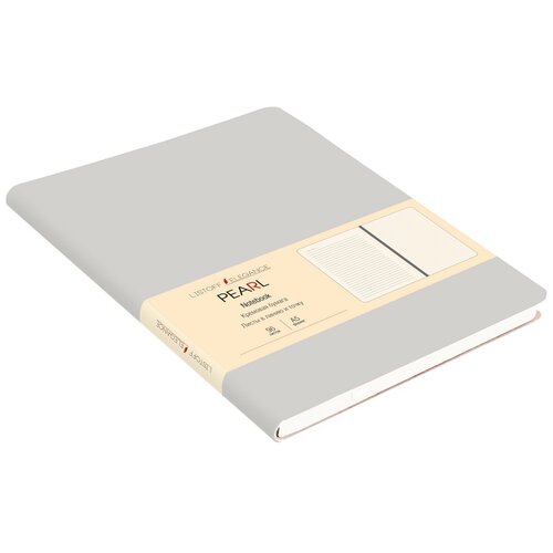 фото Книга для записей "listoff" pearl. серый (а5, 96л), кзпк5962999