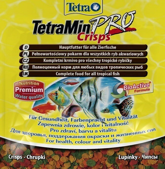 Корм для рыб TetraMin Pro Crisps (чипсы) 12г