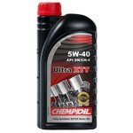 Масло Chempioil Ultra XTT SAE 5W-40 синт. (1 л) API SN/CF; ACEA A3/B4; VW 502 00/505 00; MB 229.3/226.5; PORSCHE A40 ; OPEL GM LL-B-025; RENAULT RN 0710/ - изображение