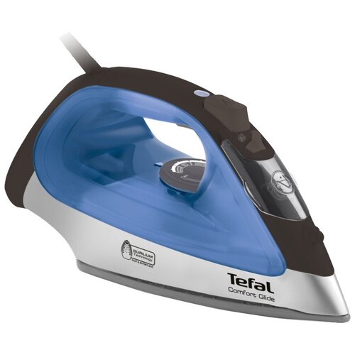 Утюг Tefal FV2684 Comfort Glide, синий/белый/черный